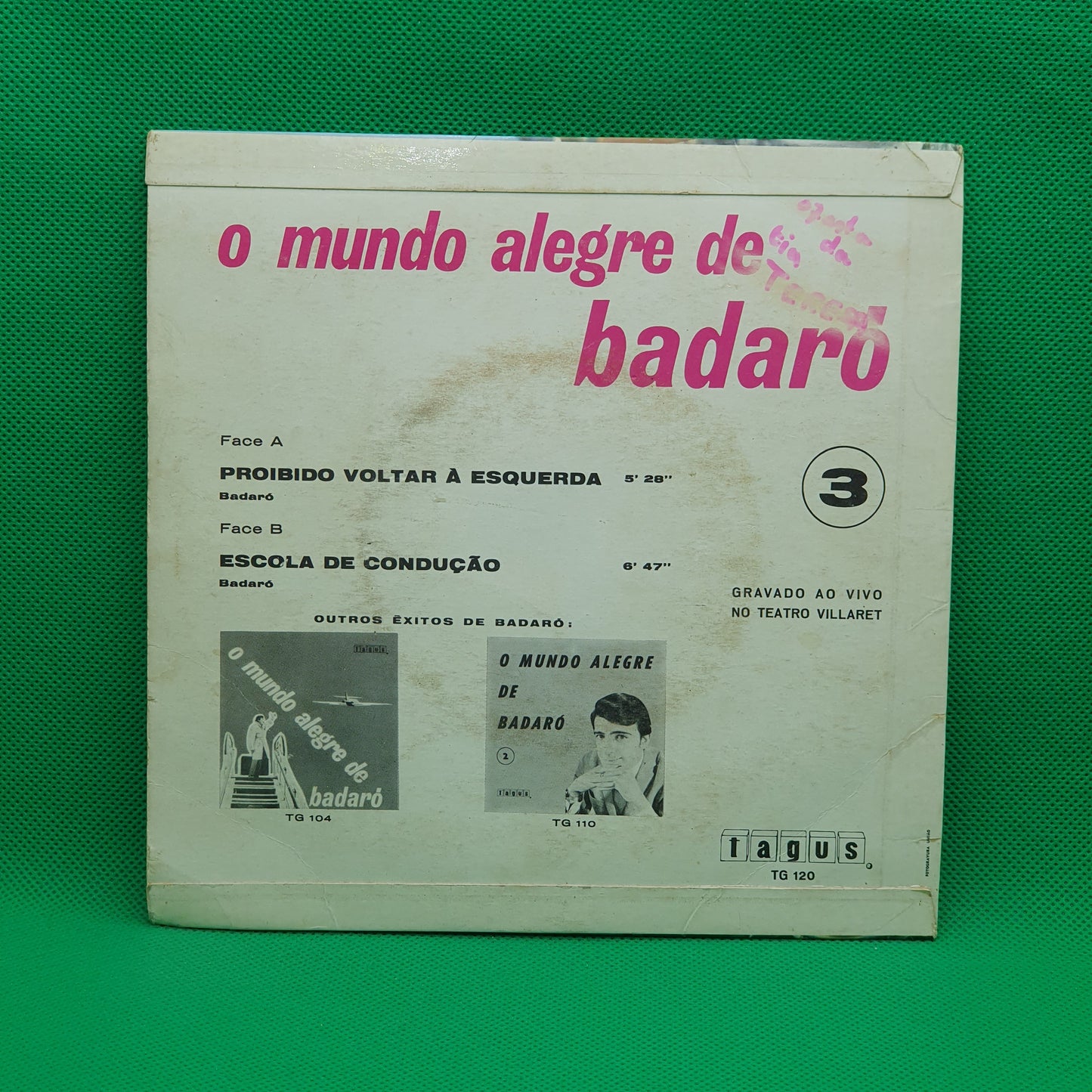 Badaró ‎– Proibido Voltar À Esquerda