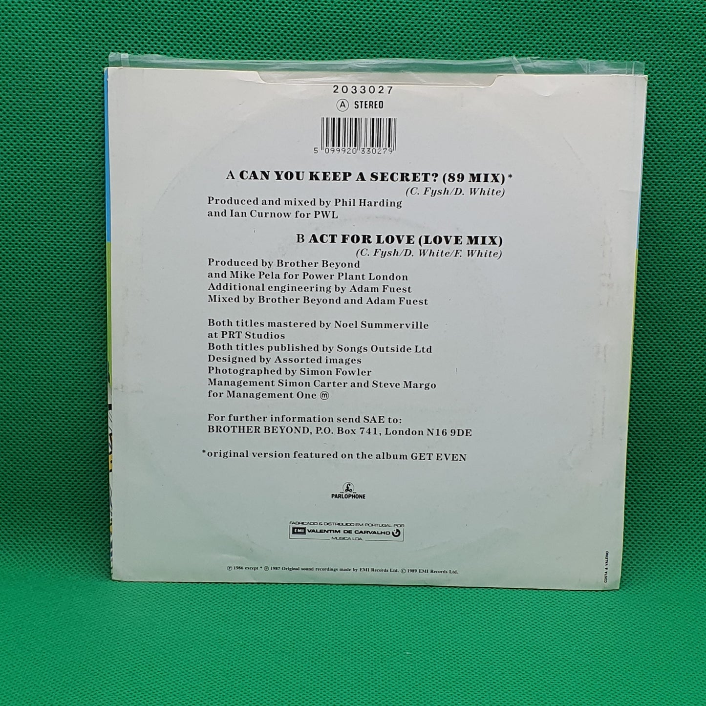 Brother Beyond ‎– Can You Keep A Secret?