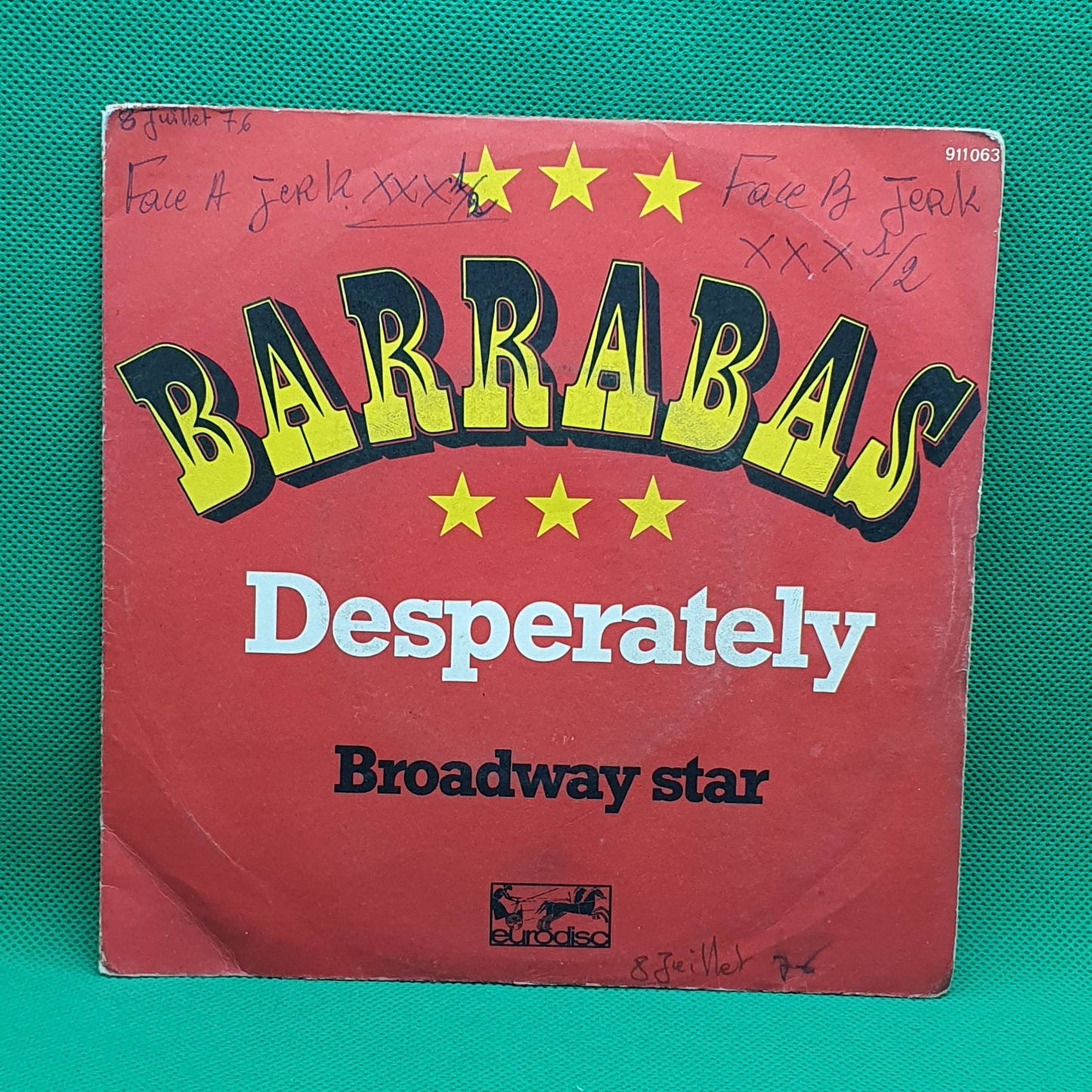 Barrabas ‎– Desperately / Broadway Star