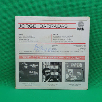 Jorge Barradas ‎– Meu Fado Vagabundo