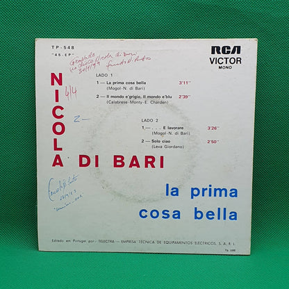 Nicola Di Bari ‎– La Prima Cosa Bella