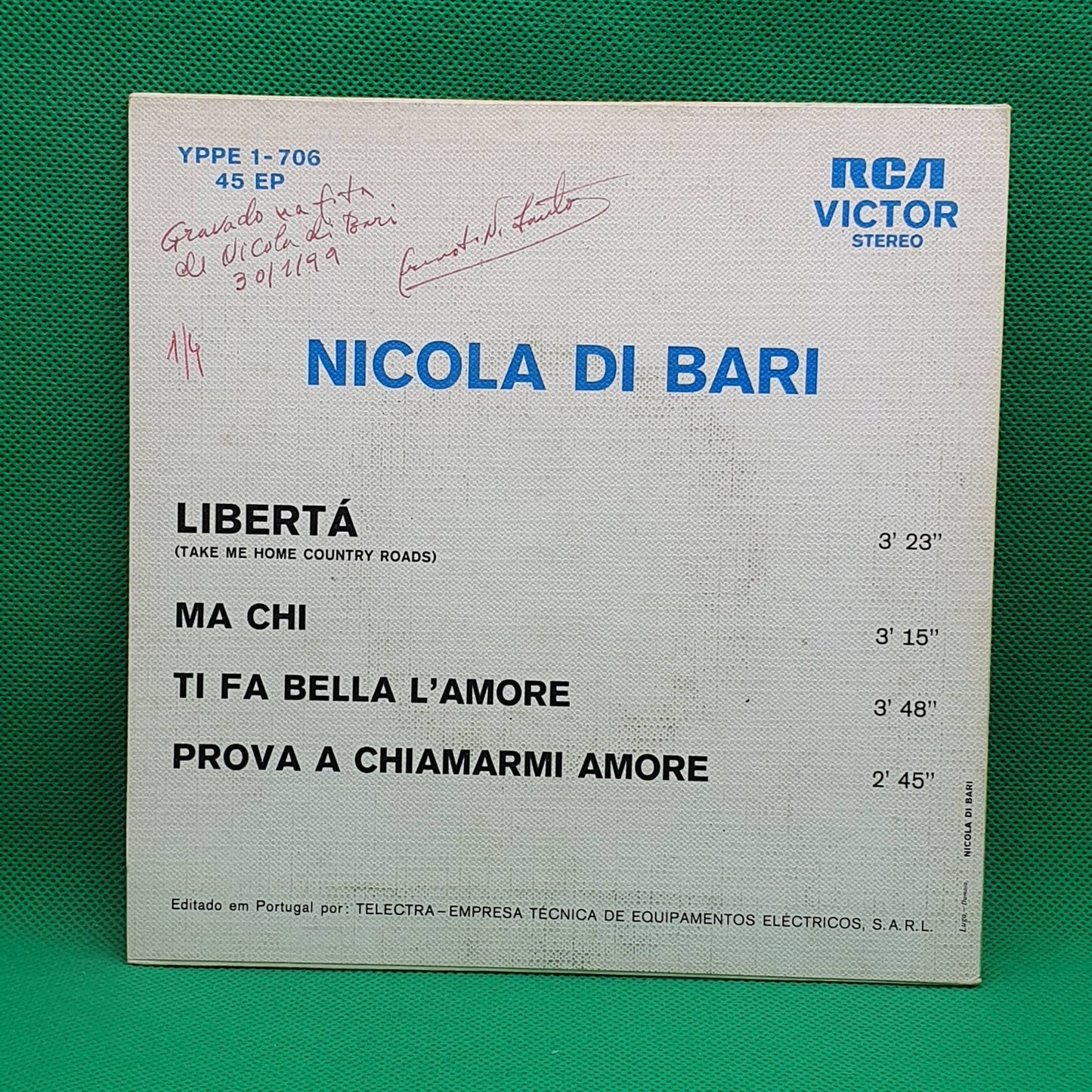 Nicola Di Bari ‎– Libertá