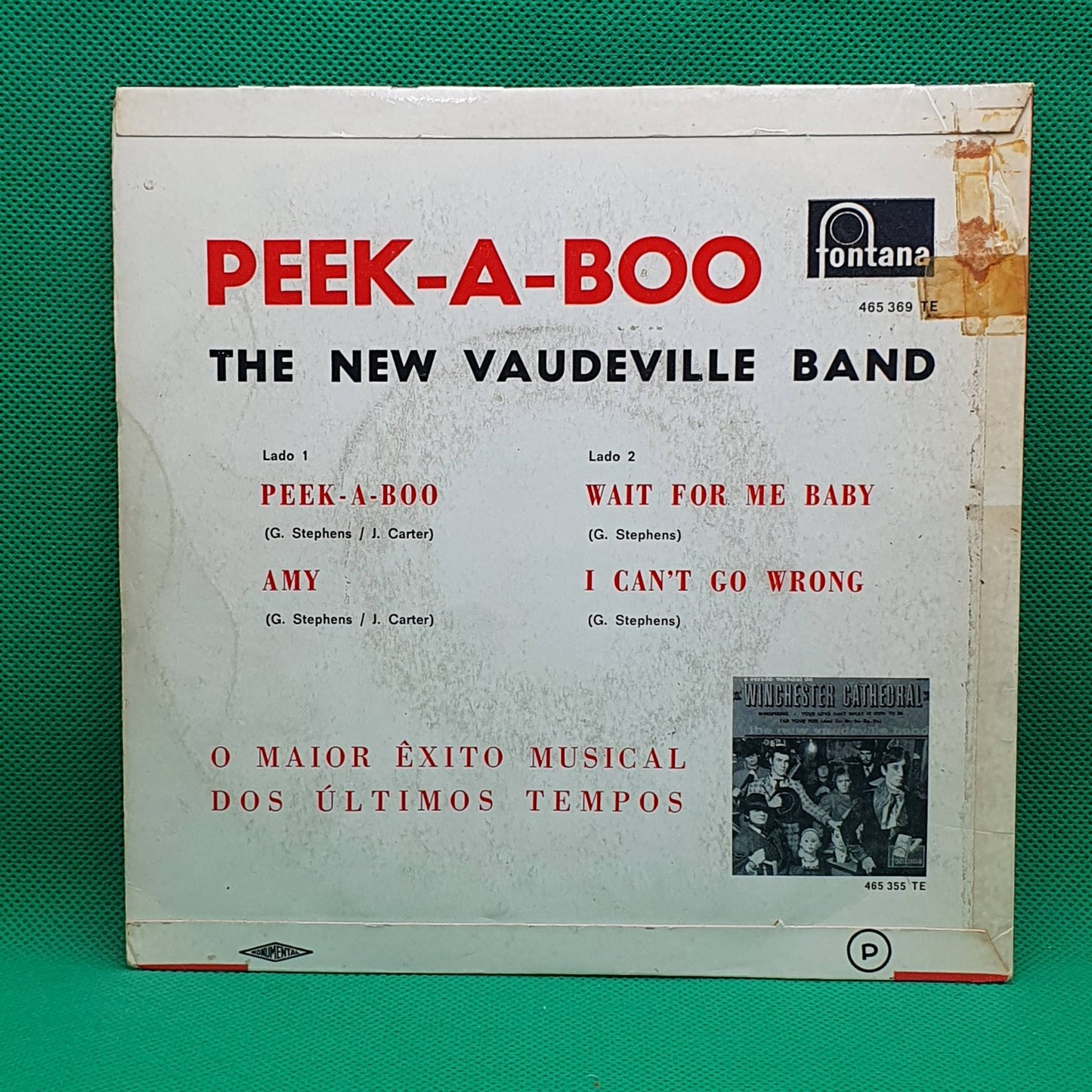 The New Vaudeville Band ‎– Peek-A-Boo
