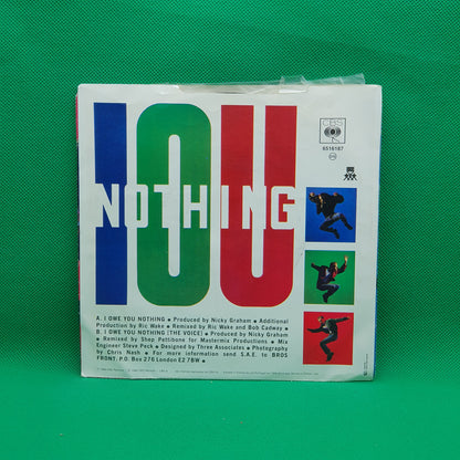 Bros ‎– I Owe You Nothing