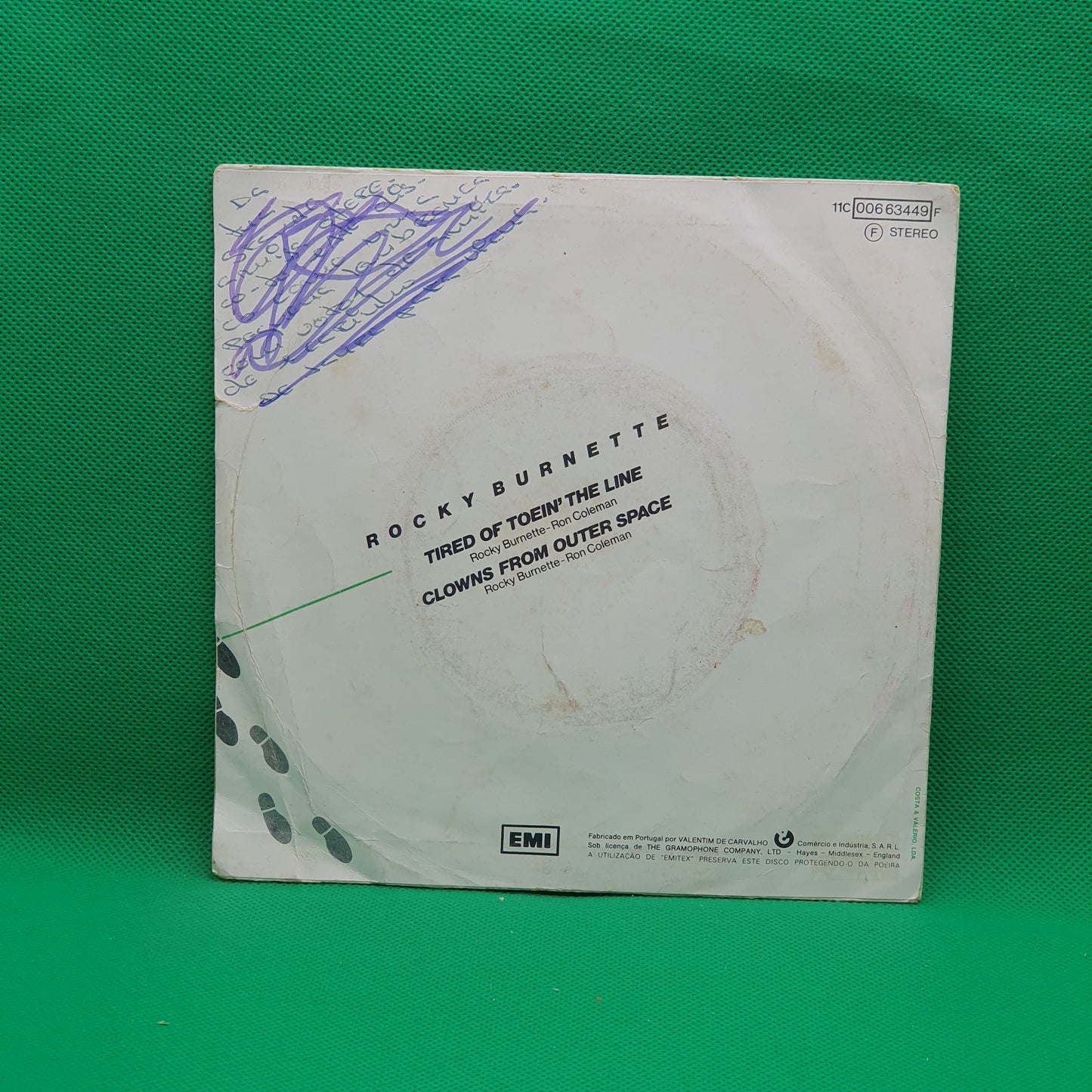 Rocky Burnette ‎– Tired Of Toein' The Line