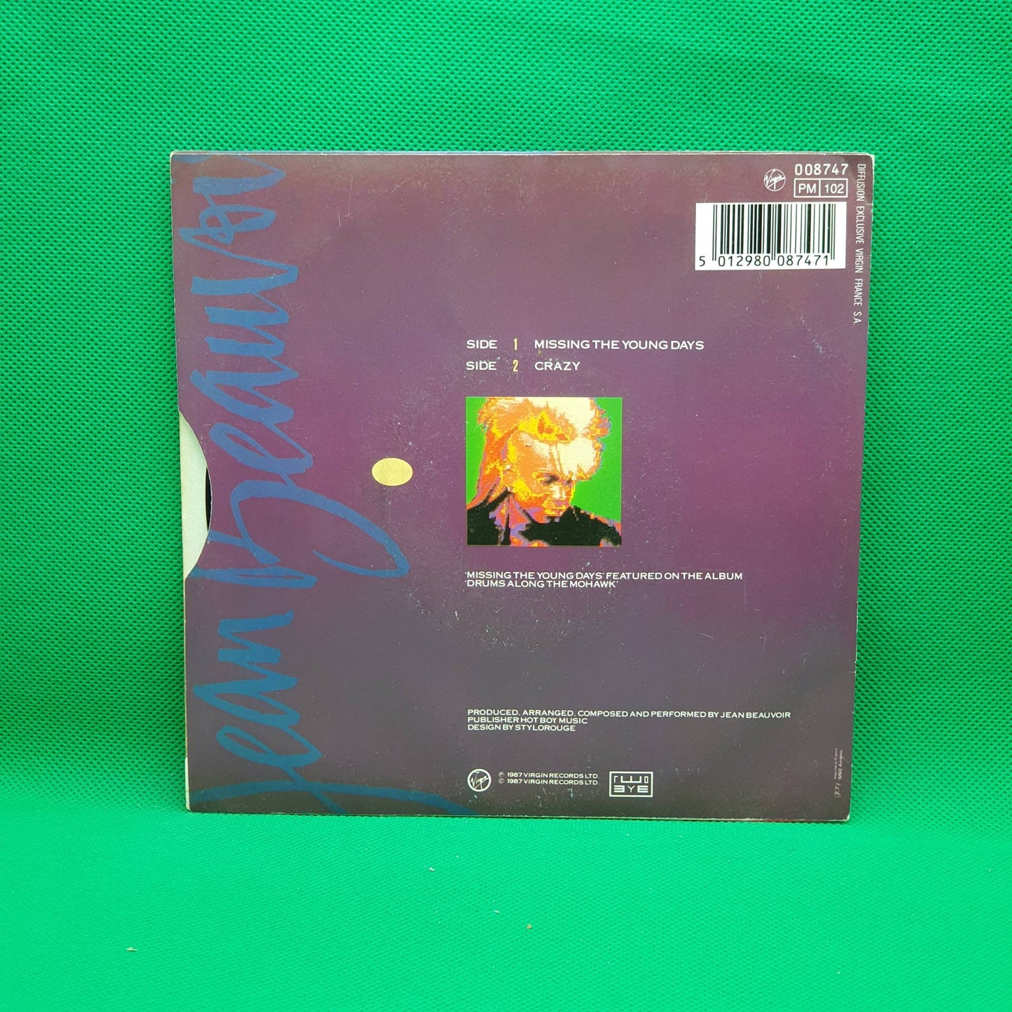 Jean Beauvoir ‎– Missing The Young Days