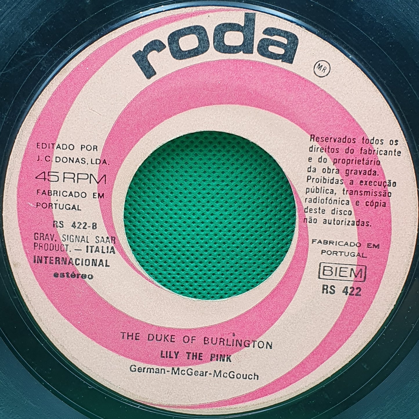 The Duke Of Burlington ‎– Flash