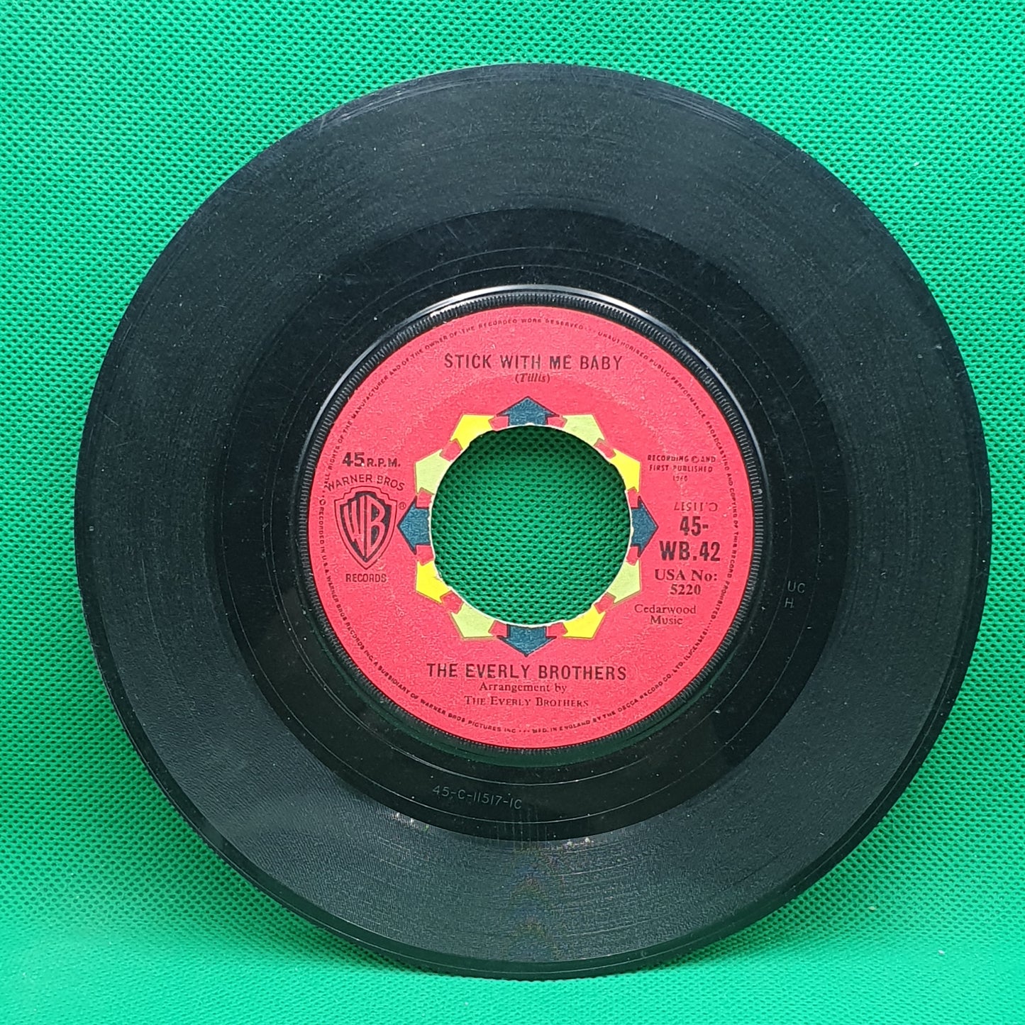 The Everly Brothers ‎– Stick With Me Baby