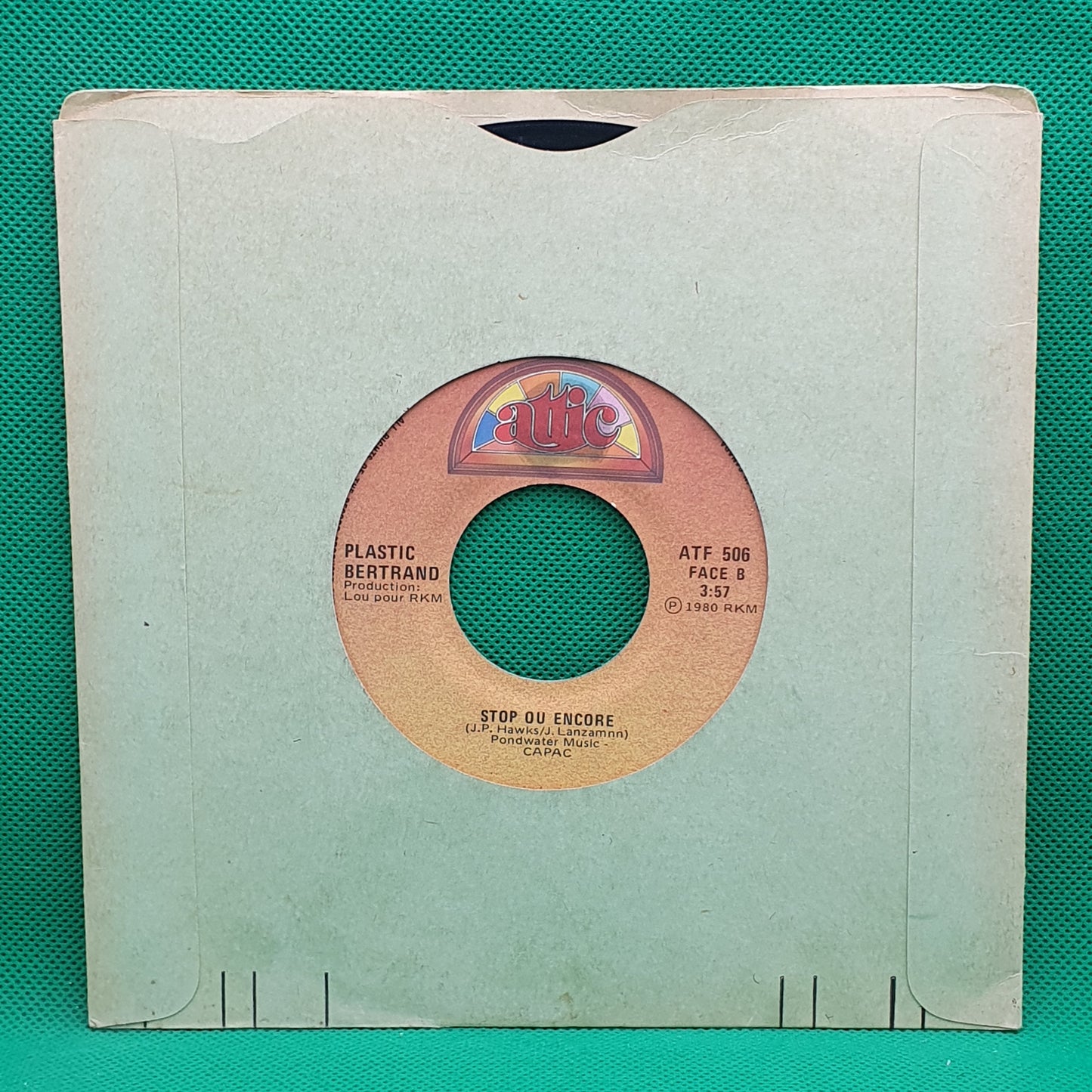 Plastic Bertrand ‎– Téléphone À Téléphone Mon Bijou / Stop ou Encore