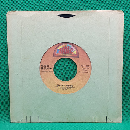 Plastic Bertrand ‎– Téléphone À Téléphone Mon Bijou / Stop ou Encore
