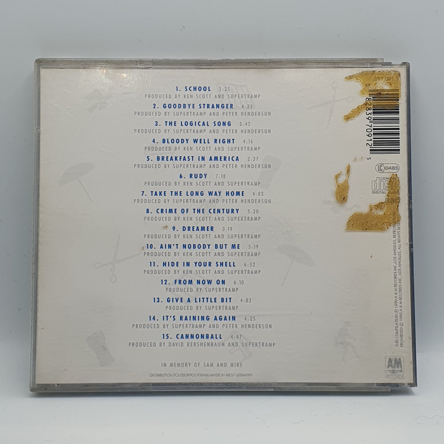 Supertramp ‎– The Very Best Of Supertramp