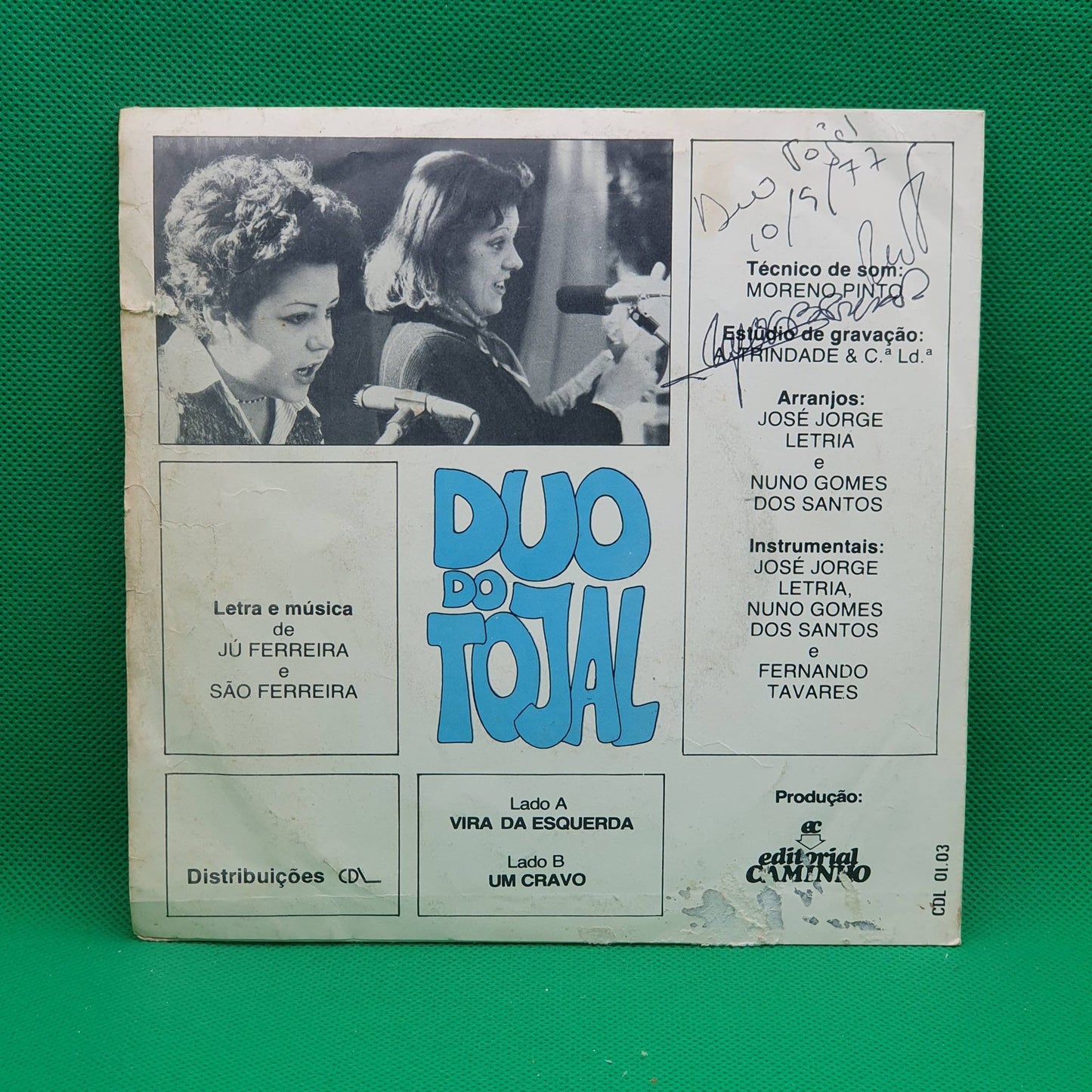 Duo do Tojal ‎– Um Cravo