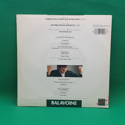 Balavoine ‎– Aimer Est Plus Fort Que D'être Aimé