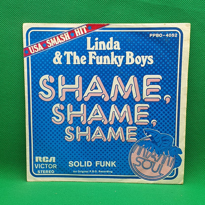 Linda Fields & The Funky Boys ‎– Shame, Shame, Shame