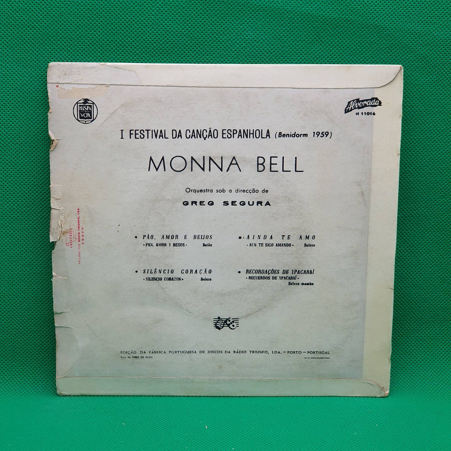 Monna Bell ‎– I Festival De La Canción Española - Benidorm 1959