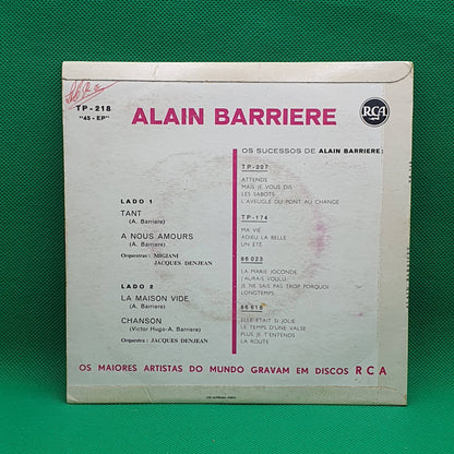 Alain Barrière ‎– Tant