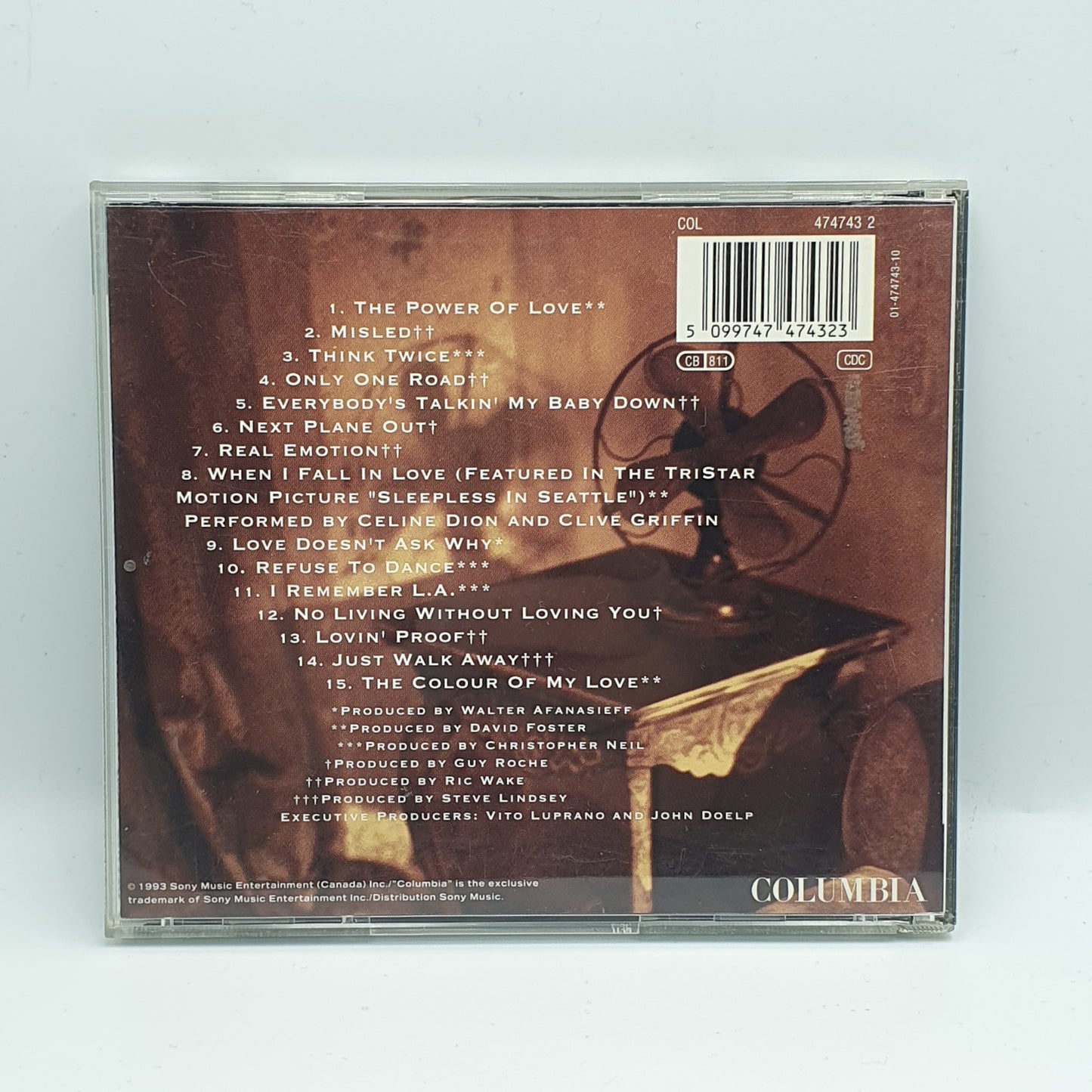 Celine Dion – The Colour Of My Love