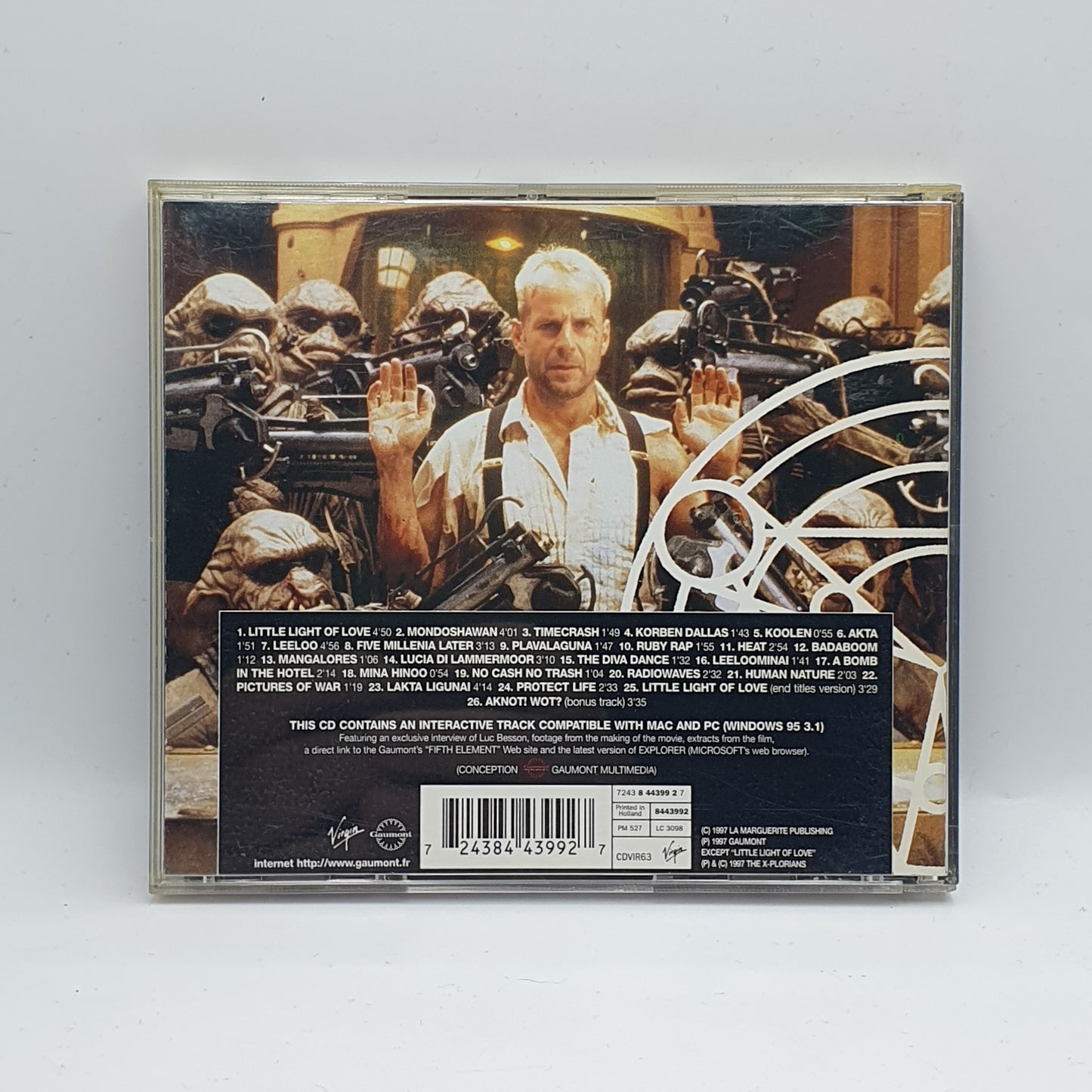 Eric Serra ‎– The Fifth Element (Original Motion Picture Soundtrack)