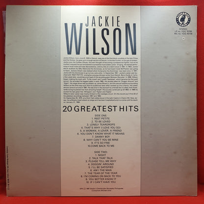 Jackie Wilson ‎– 20 Greatest Hits