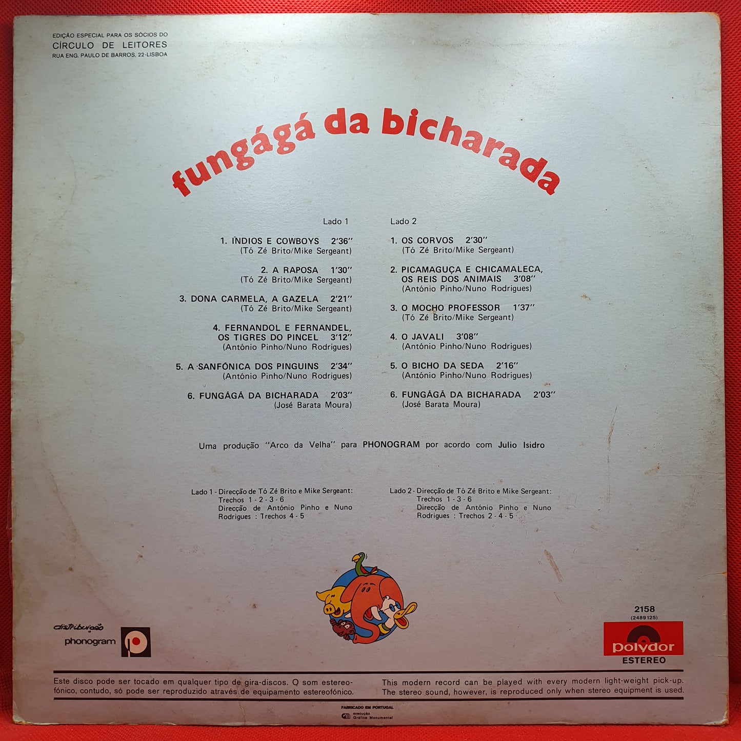 Fungágá Da Bicharada ‎– Fungágá Da Bicharada