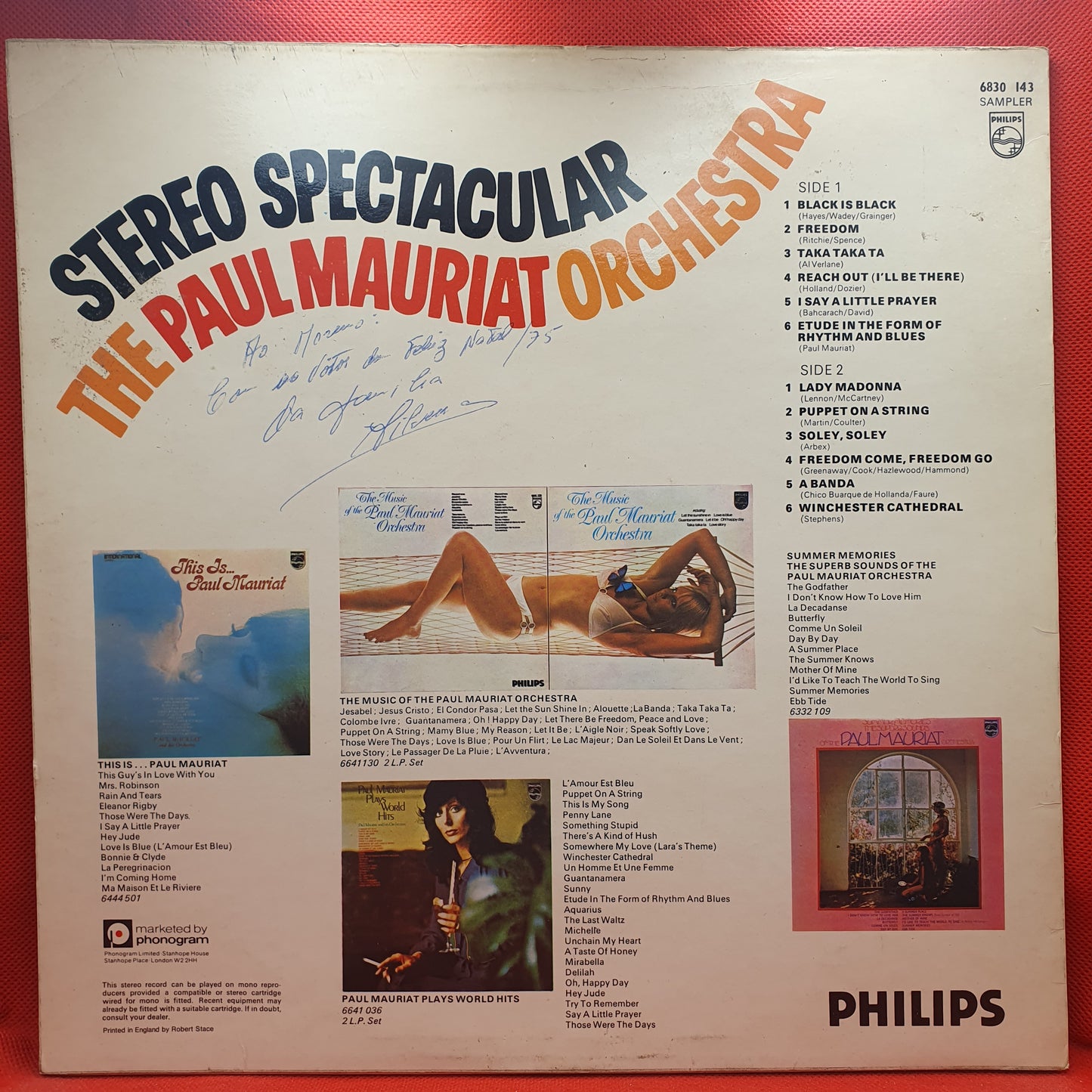The Paul Mauriat Orchestra ‎– Stereo Spectacular