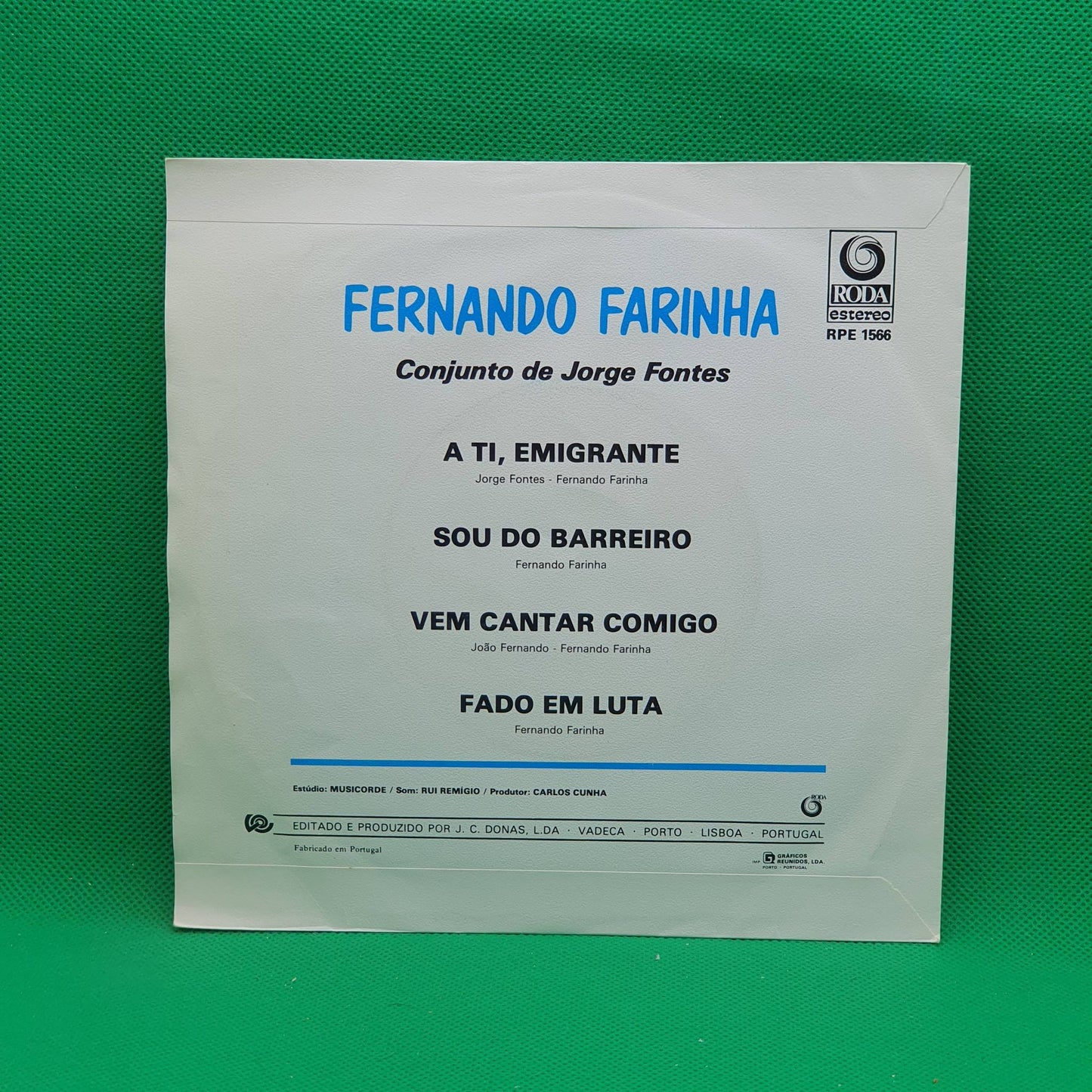 Fernando Farinha ‎– A Ti, Emigrante