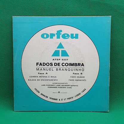 Manuel Branquinho ‎– Fados De Coimbra