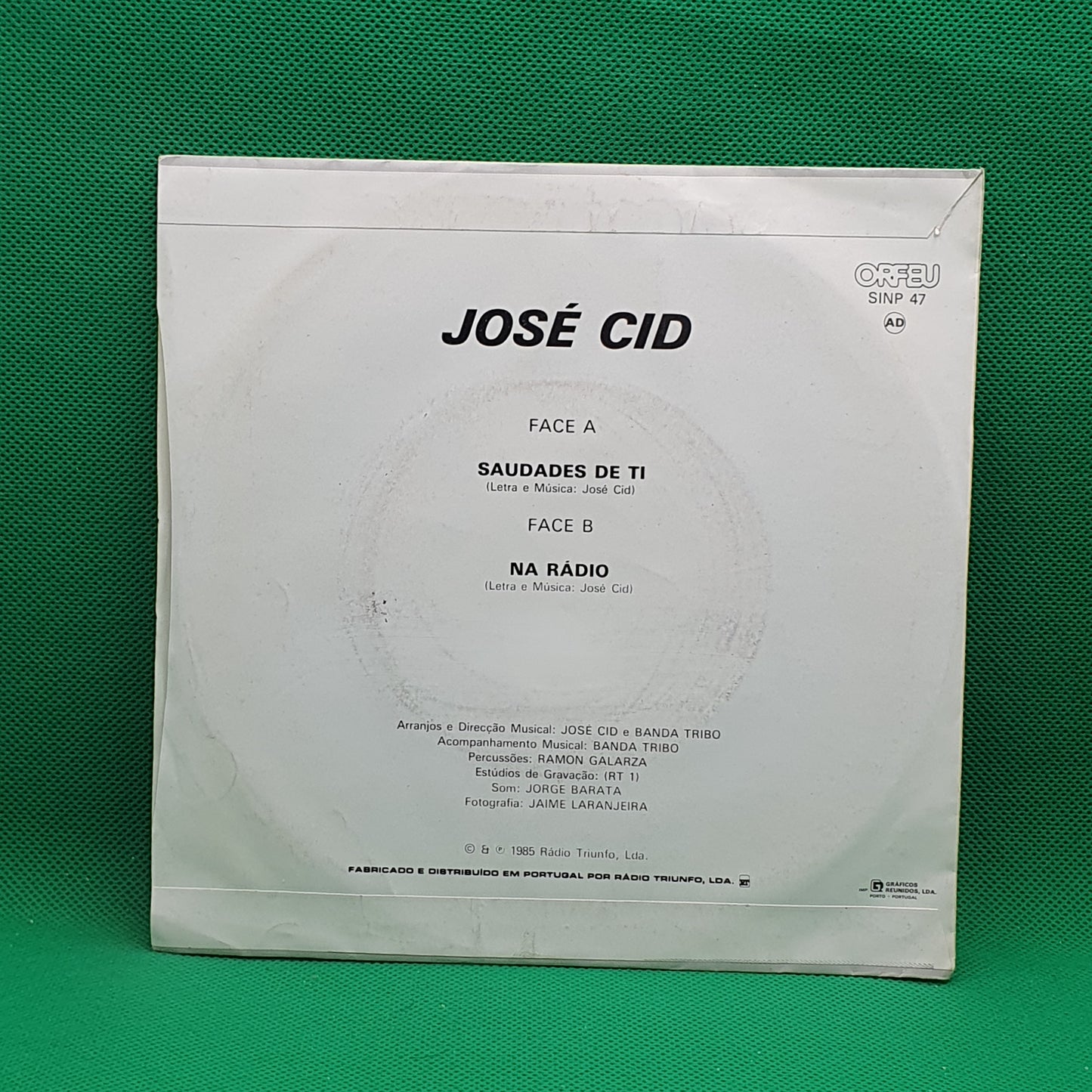 José Cid ‎– Saudades De Ti