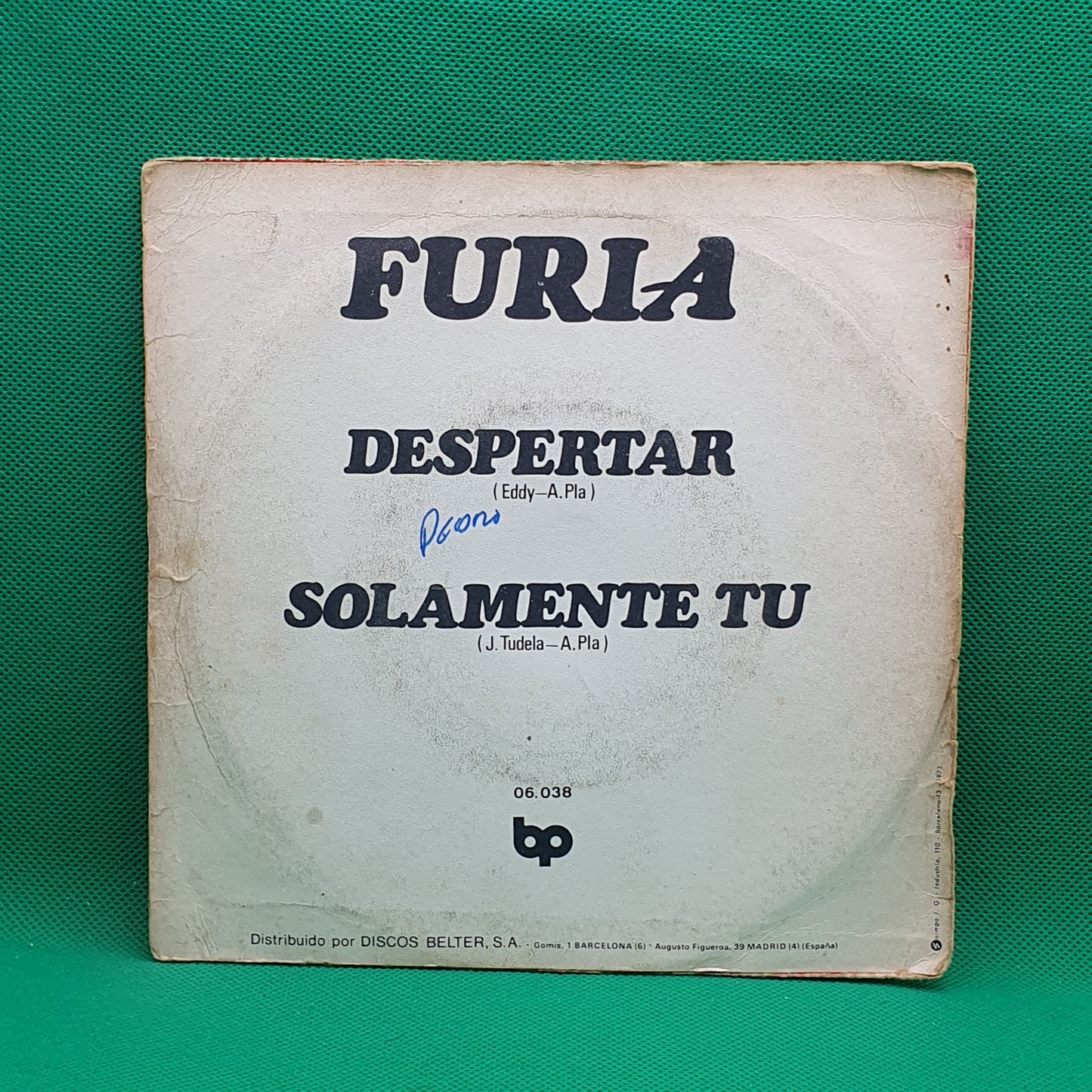 Furia ‎– Despertar / Solamente Tu