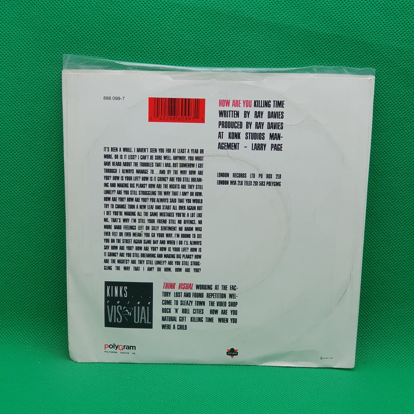 The Kinks ‎– How Are You