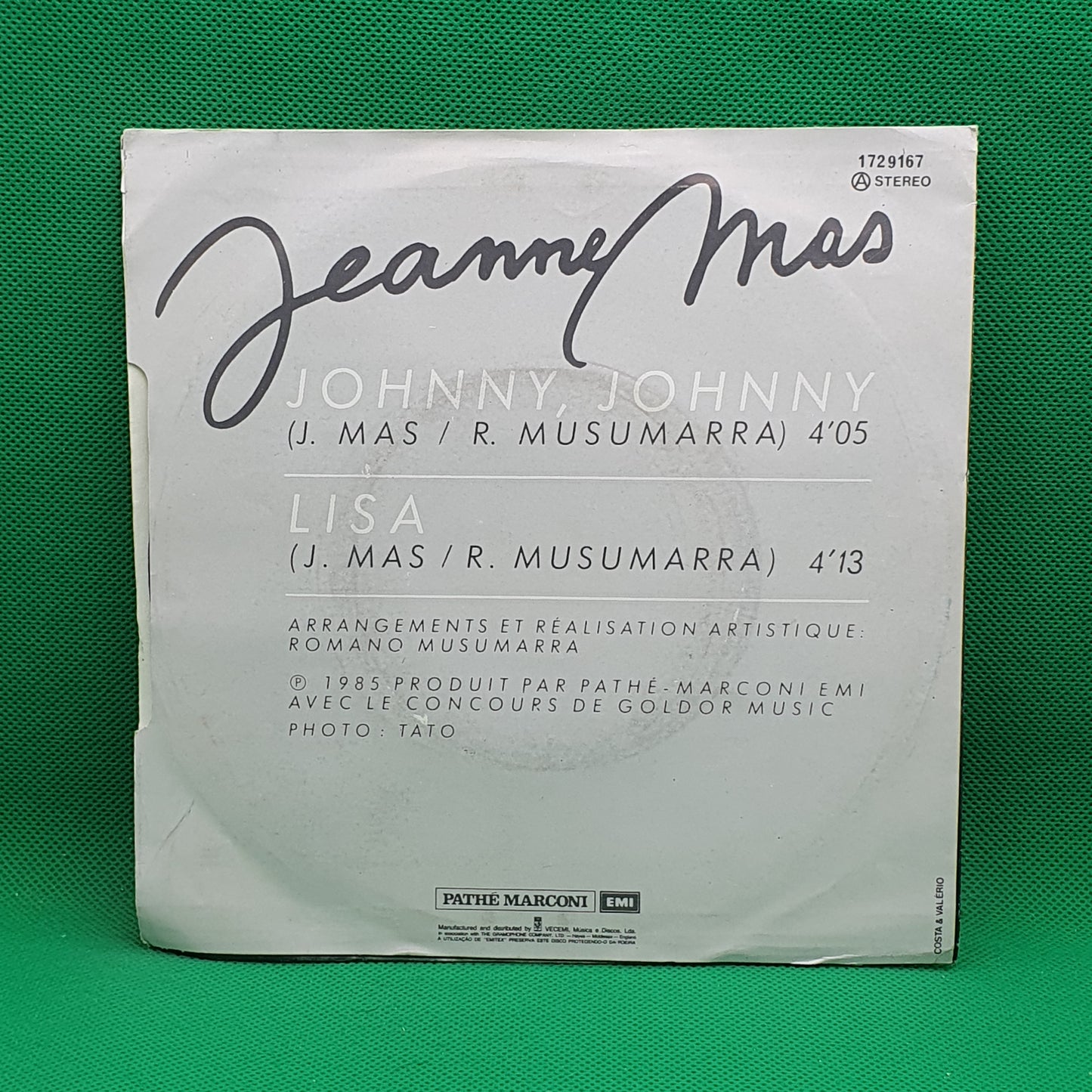 Jeanne Mas ‎– Johnny, Johnny