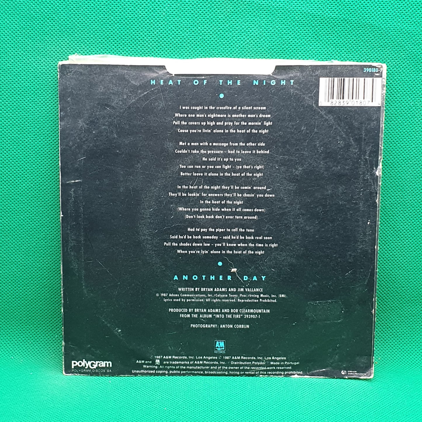 Bryan Adams ‎– Heat Of The Night