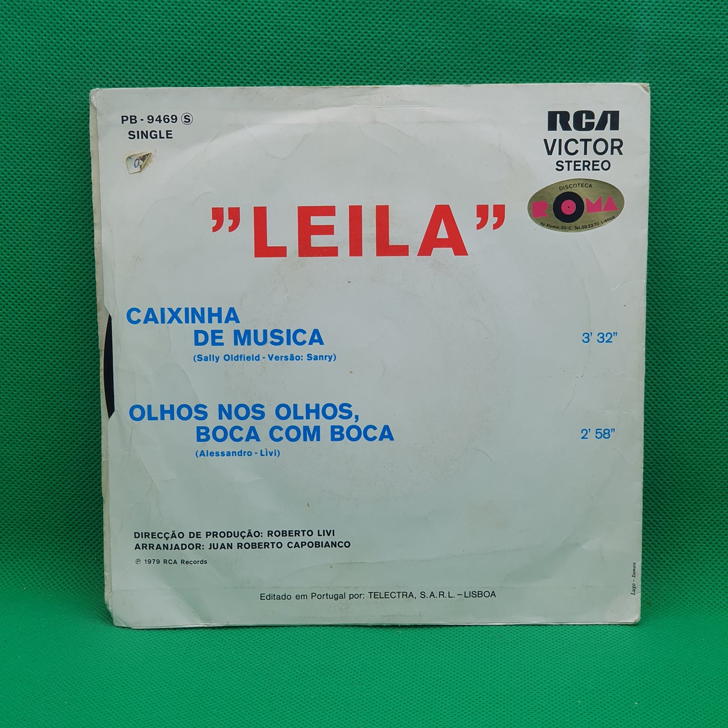 Leila ‎– Caixinha De Música / Olhos Nos Olhos, Boca Com Boca