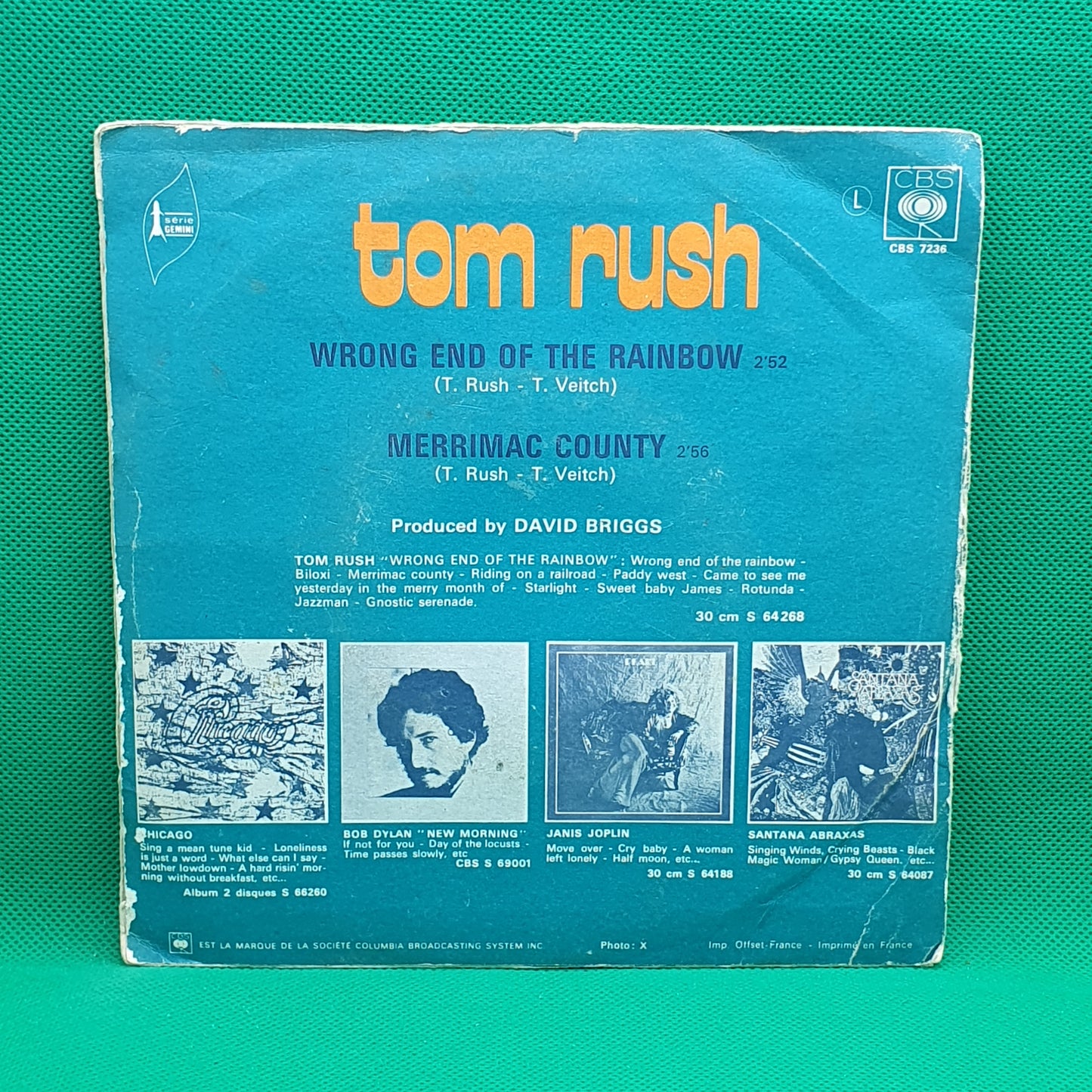 Tom Rush ‎– Wrong End Of The Rainbow