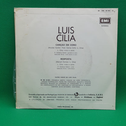 Luis Cilia ‎– Canção Em Coro
