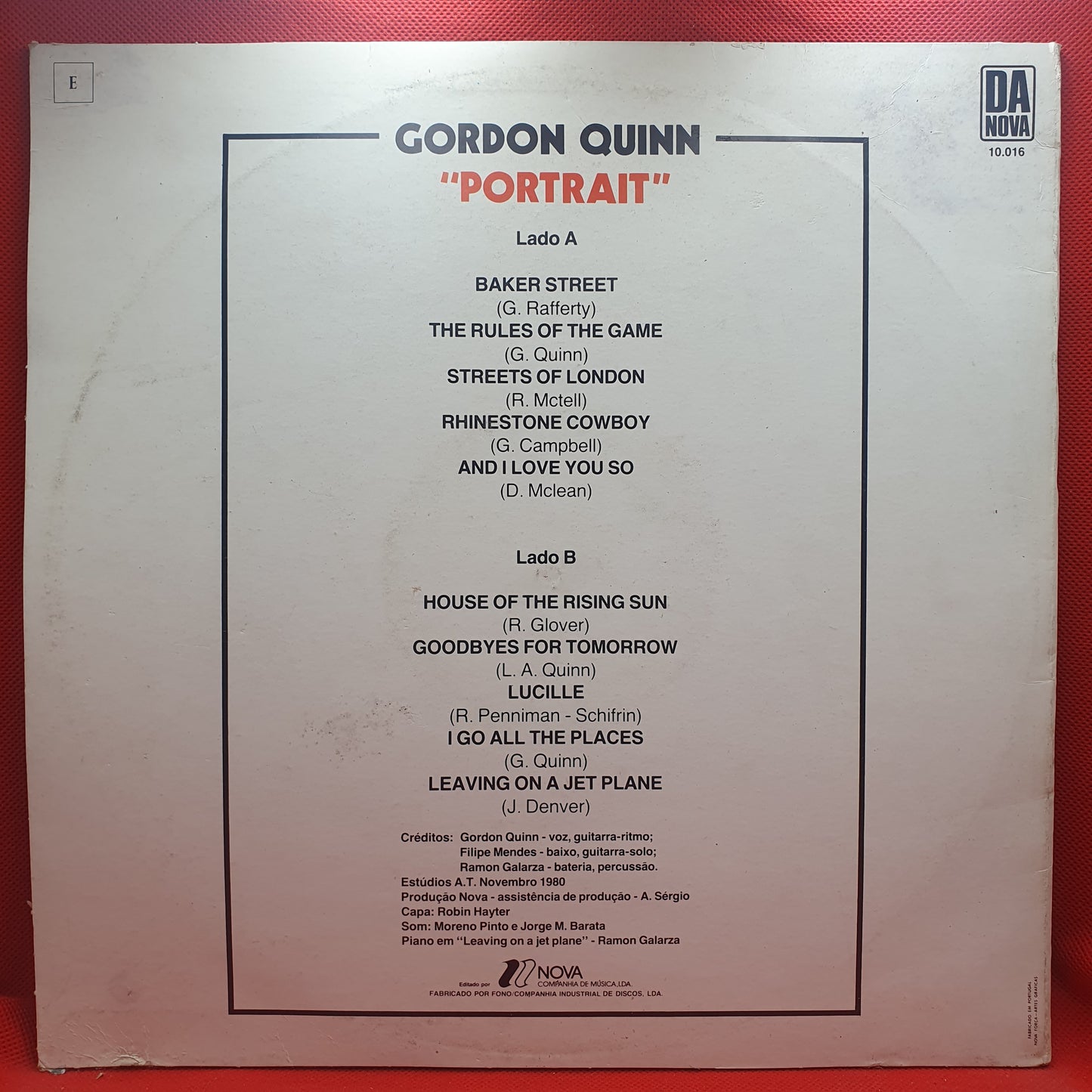 Gordon Quinn ‎– Portrait