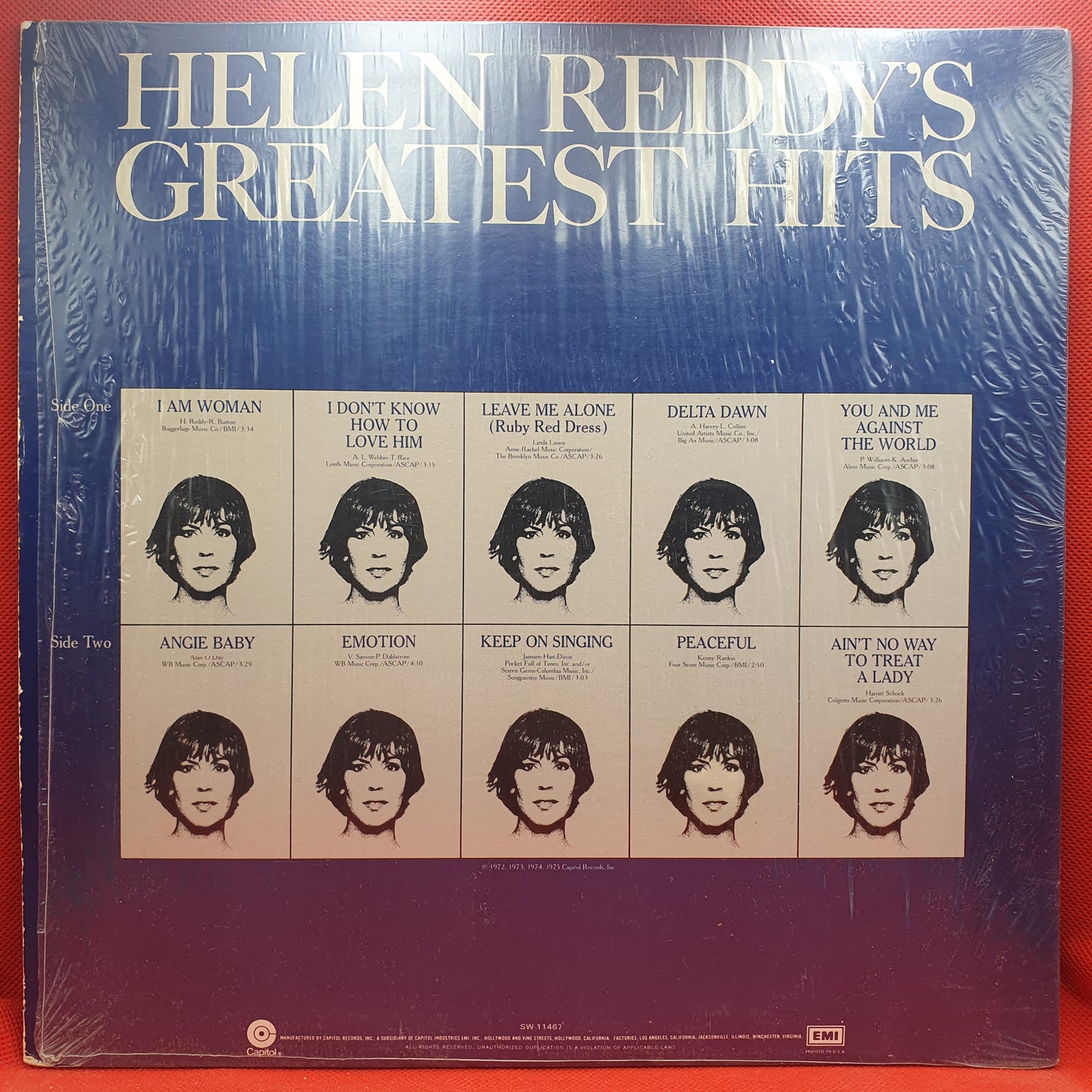 Helen Reddy ‎– Helen Reddy's Greatest Hits