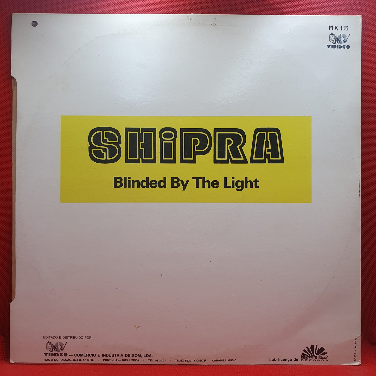 Shipra ‎– Blinded By The Light