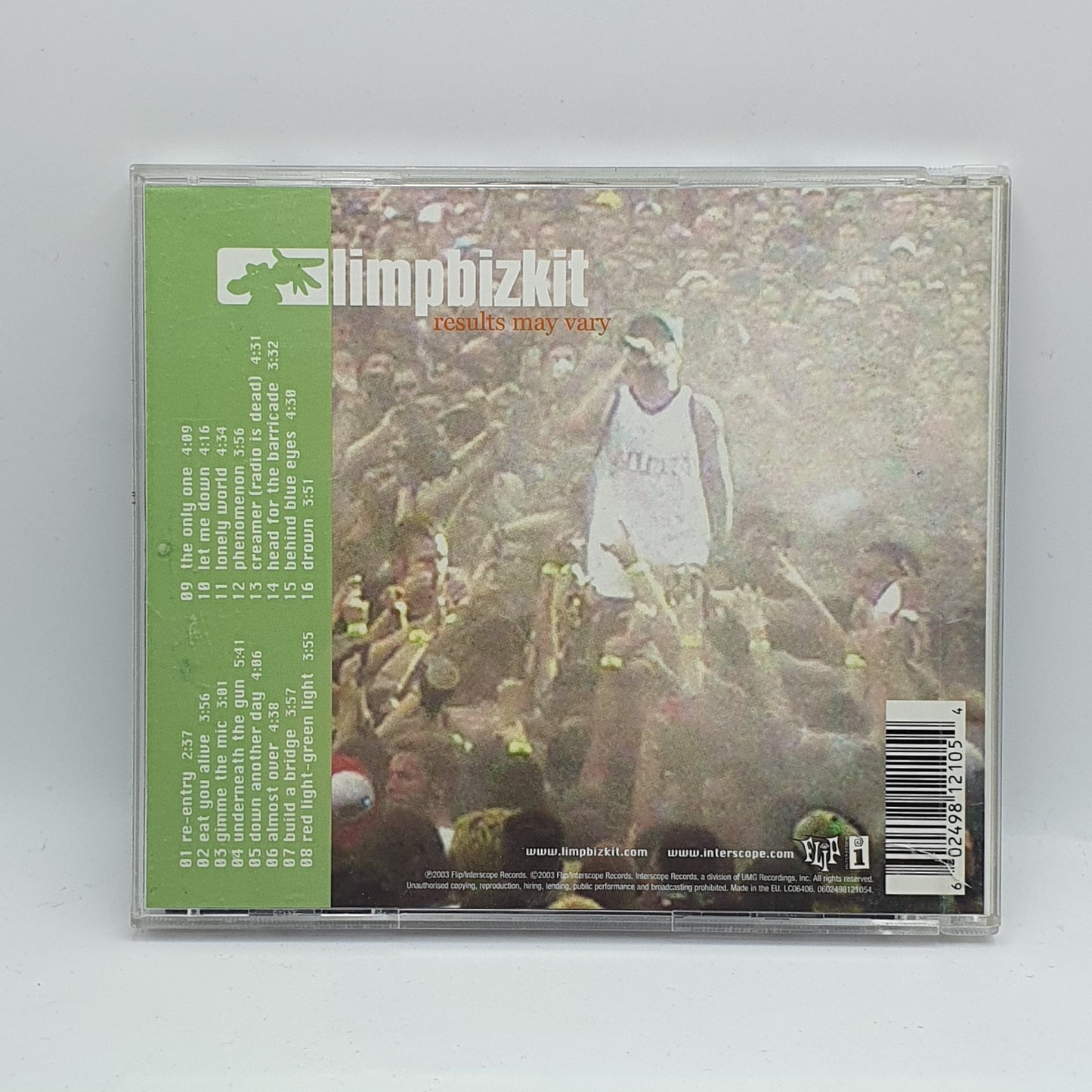 Limp Bizkit ‎– Results May Vary
