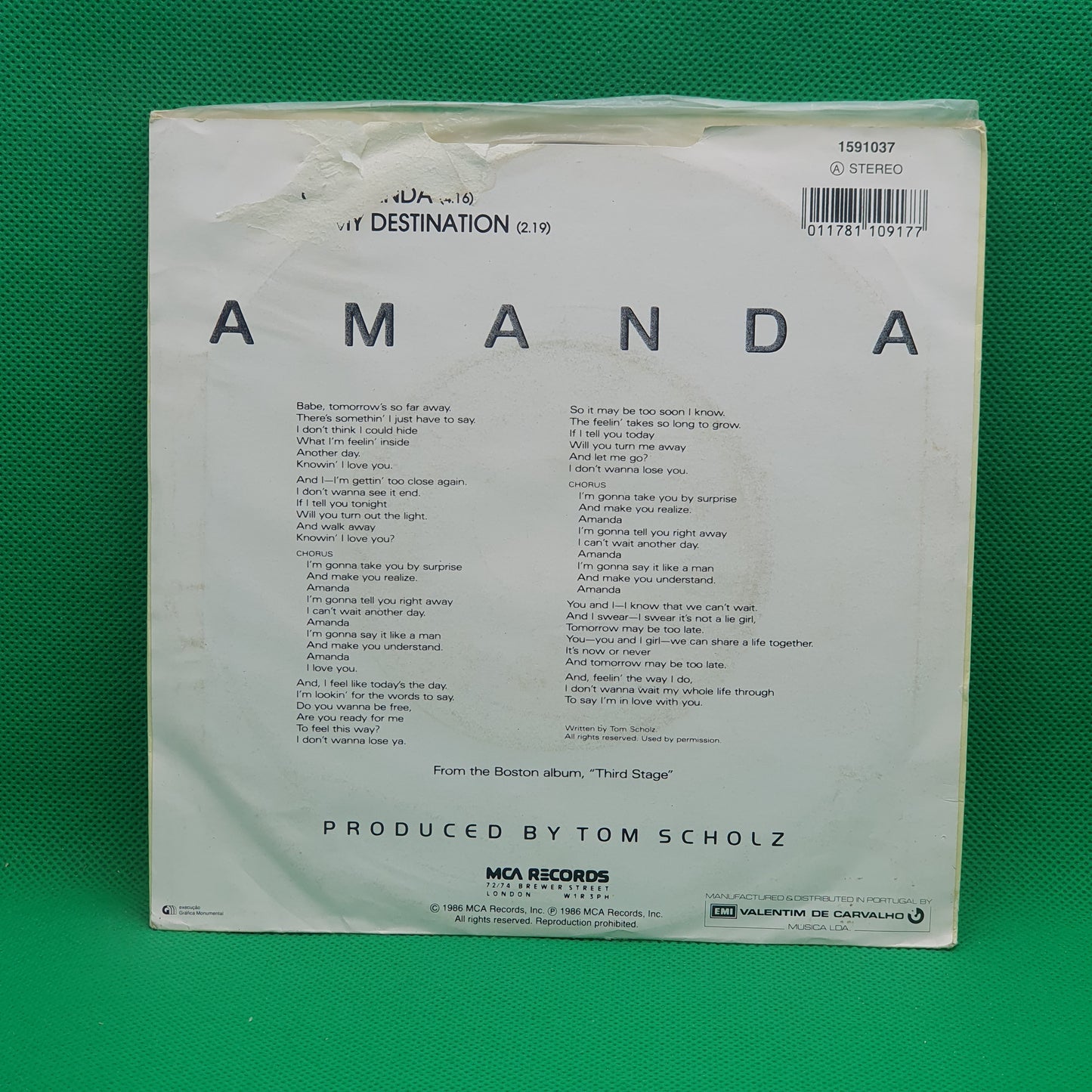 Boston ‎– Amanda