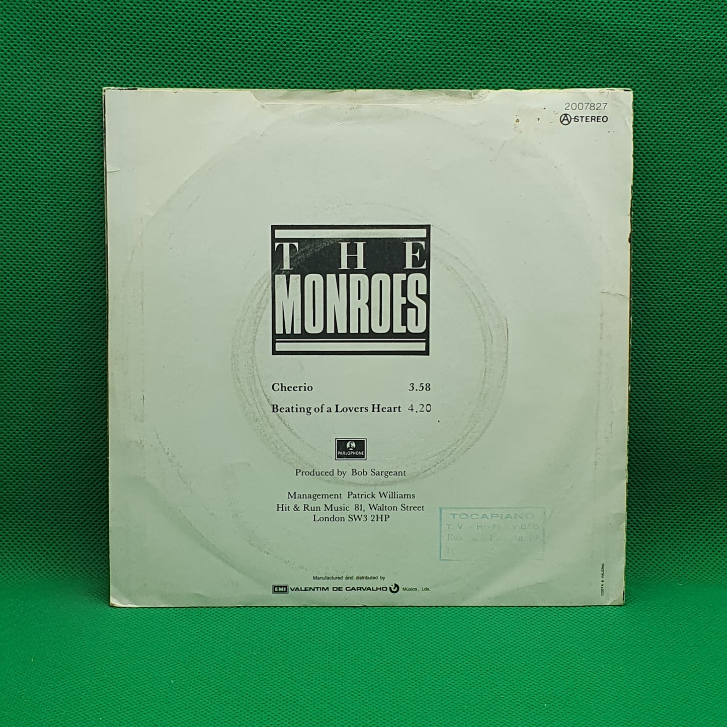 The Monroes ‎– Cheerio