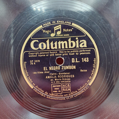 Amália Rodrigues ‎– Sempre E Sempre Amor / El Negro Zumbón