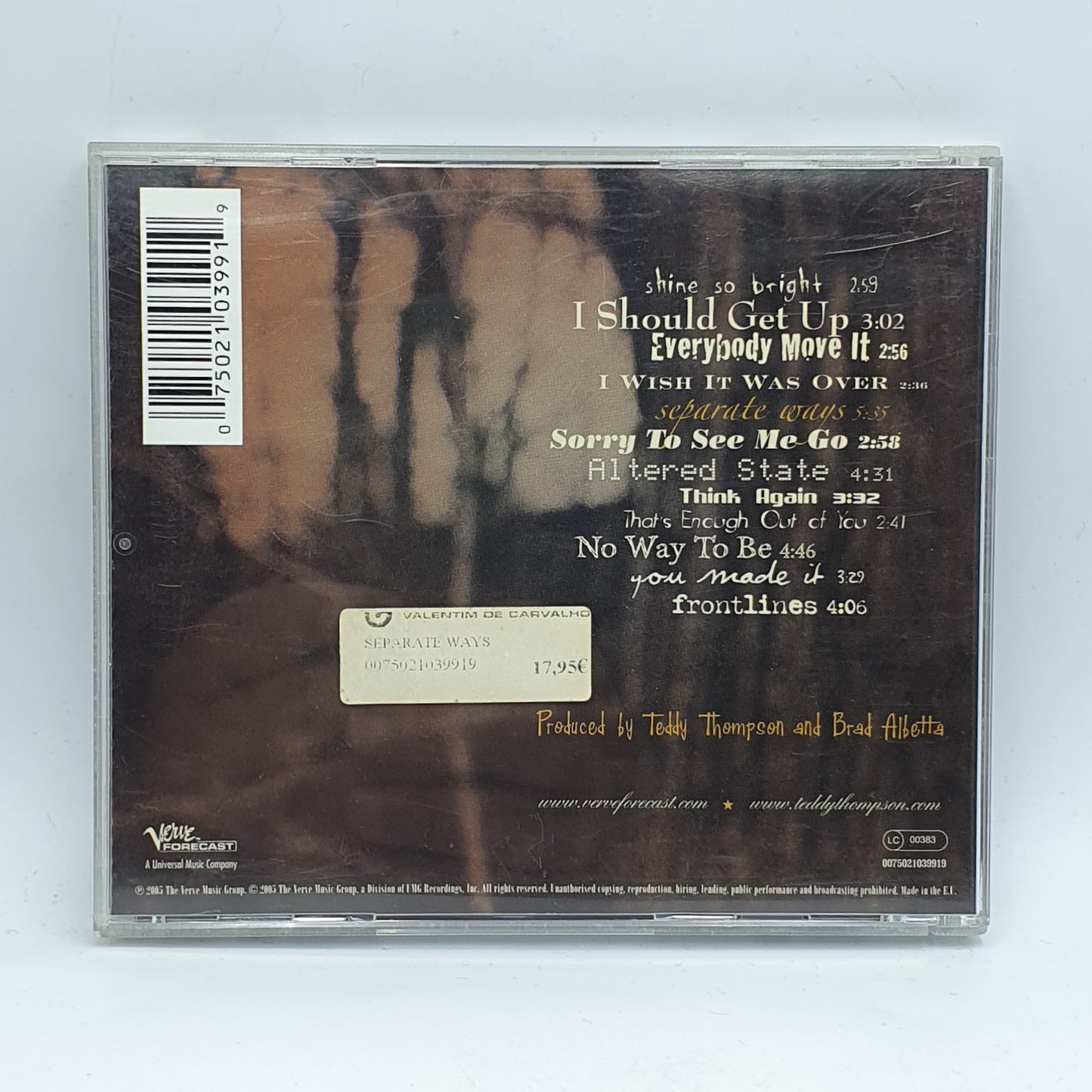 Teddy Thompson ‎– Separate Ways