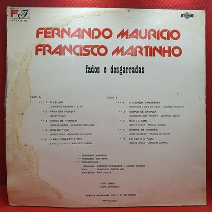 Fernando Maurício, Francisco Martinho ‎– Fados E Desgarradas