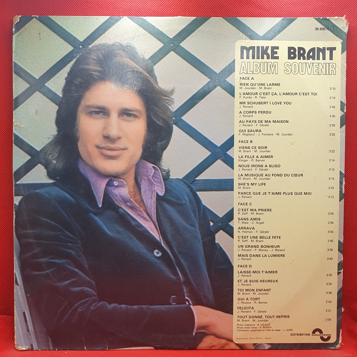 Mike Brant ‎– Album Souvenir