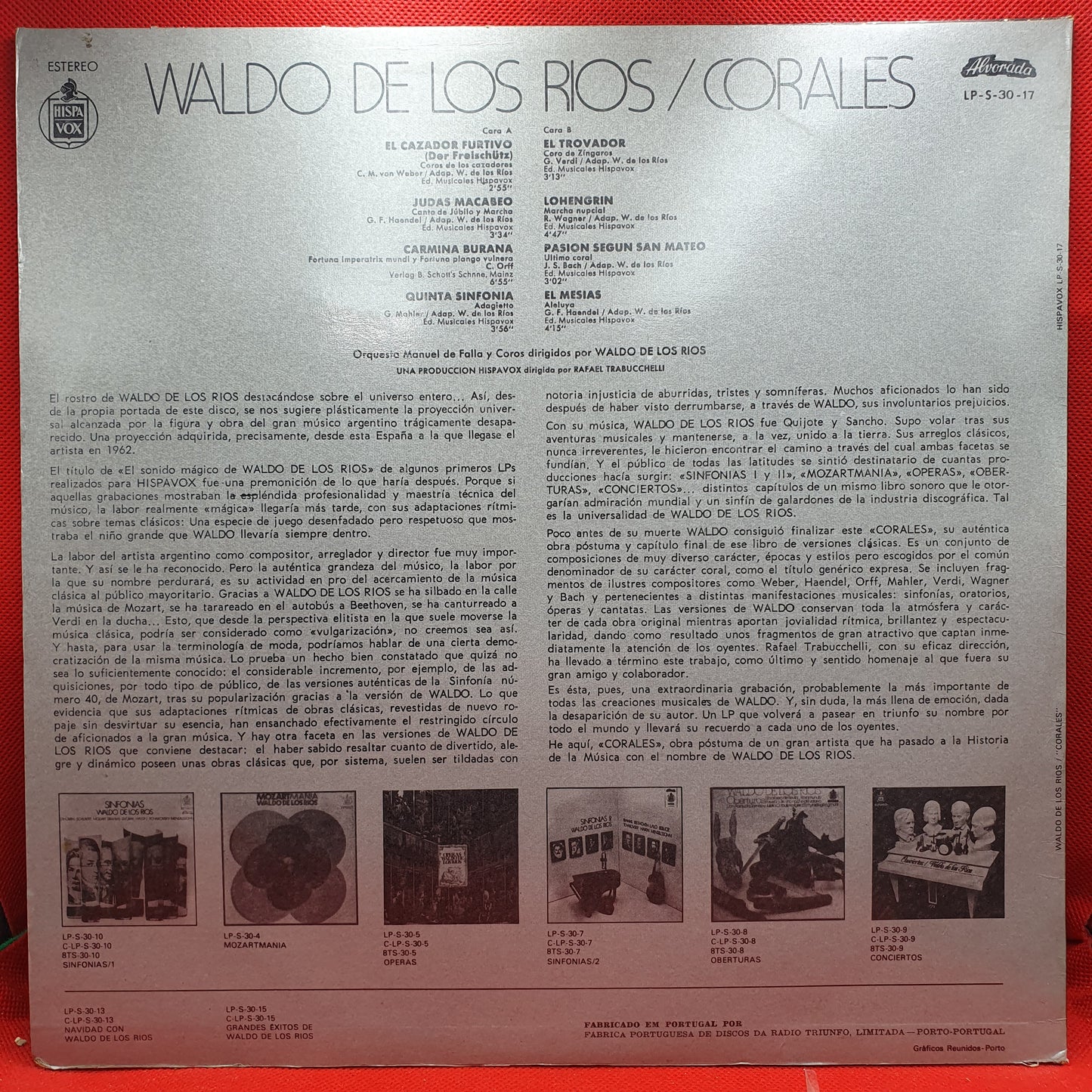 Waldo De Los Rios ‎– Corales