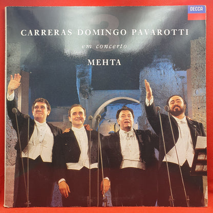 Carreras, Domingo, Pavarotti, Mehta ‎– Em Concerto