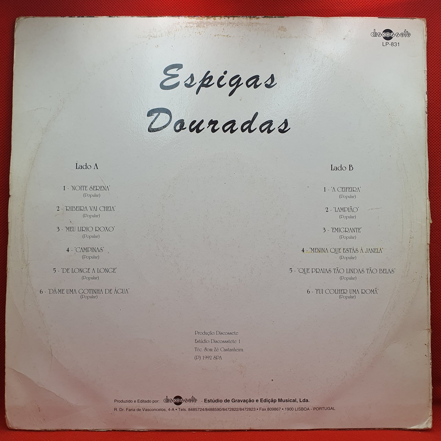 Espigas Douradas ‎– Alentejo Portugal