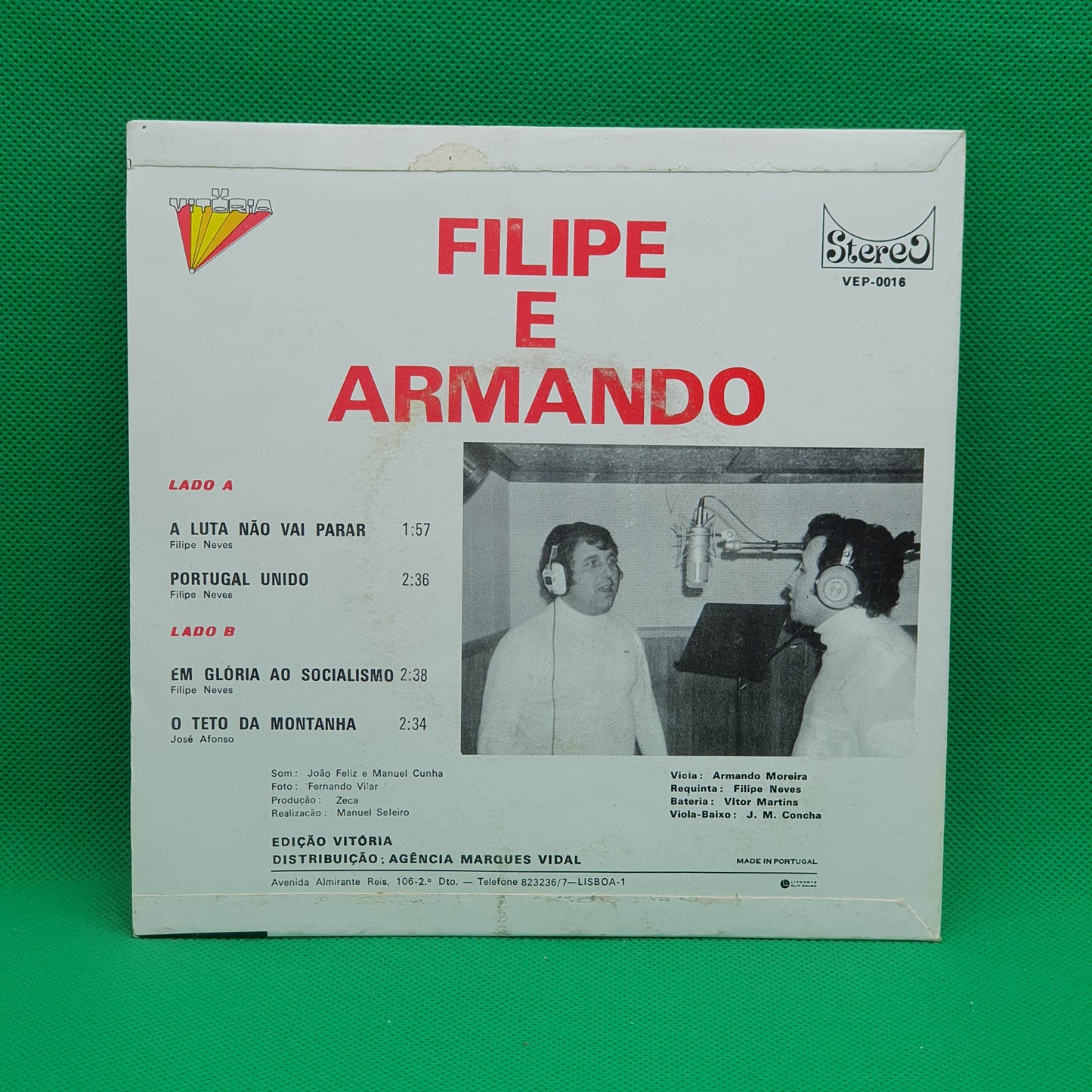 Filipe E Armando ‎– A Luta Não Vai Parar