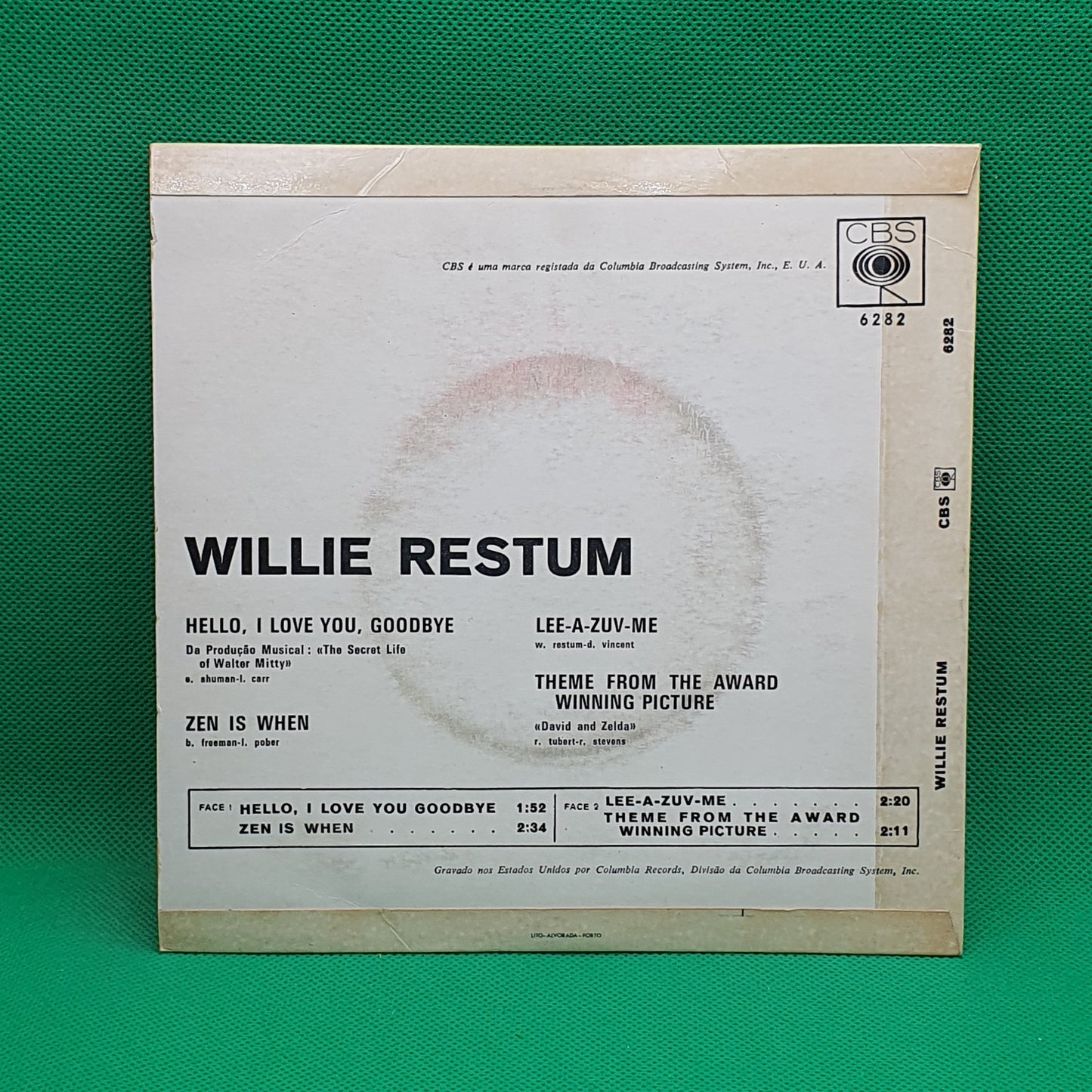 Willie Restum ‎– Hello I Love You, Goodbye